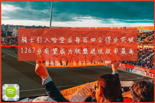骑士引入哈登后每百回合得分突破1267分有望成为联盟进攻效率最高球队