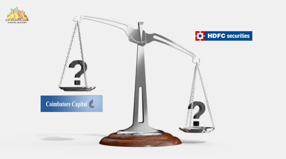 HDFC Securities Vs Coimbatore Capital Sub Broker