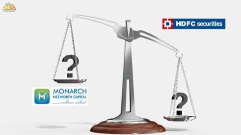 Monarch Networth Direct Franchise Vs HDFC Securities Franchise